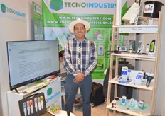 Milton Erazo from Tecnoindustry suppliers of technical equipment to industry.